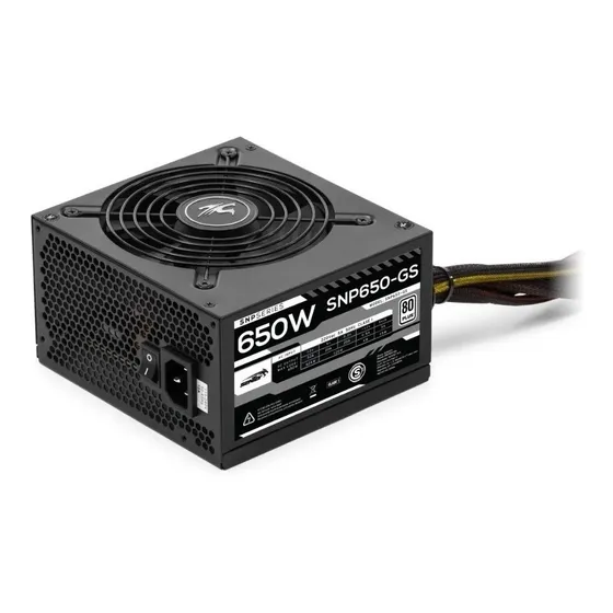 Fuente De Alimentación Para Pc Sentey Snp650-gs 650w 80 Plus Color Negro