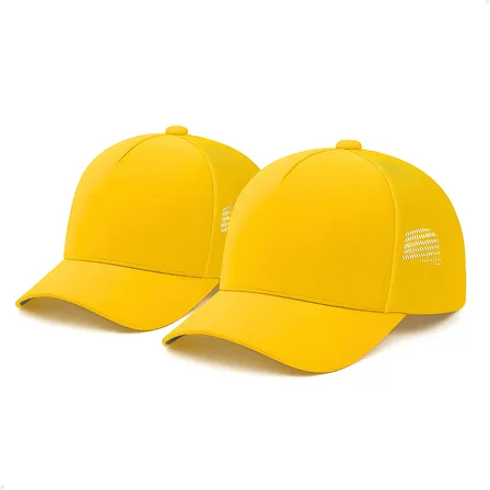 Kit 25 Boné Liso Telinha Aba Curva Atacado Sublimação Cor Amarelo Tamanho 58 Cm Com Ajuste + Ou - 4 Cm