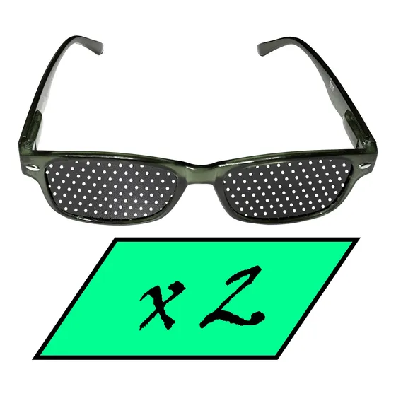 2 Gafas Estenopeicas Contra La Presbicia, Miopía Etc.