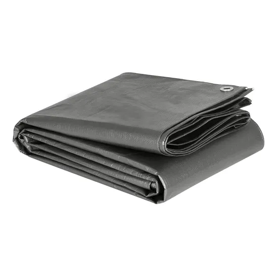 Lona Impermeable Negra Asgard 3x3 M Con 4 Ojales Multiusos