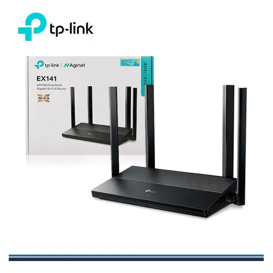 Router Ax1500 Doble Banda Aginet Ex141 Wifi6 Mu-mimo Tp-link