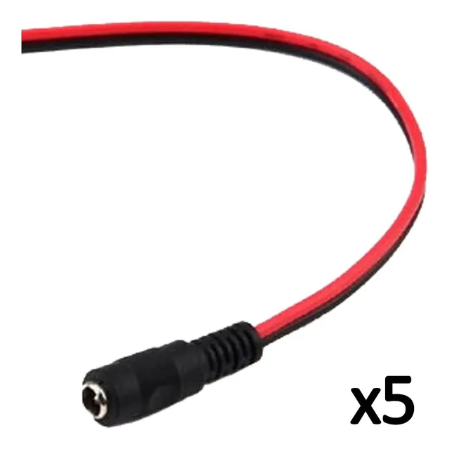 Cables Dc Pigtail Conector Hembra Cámaras Cctv