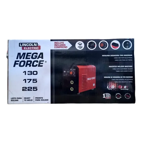 Maquina De Soldar Lincoln Inversor Mega Force  130