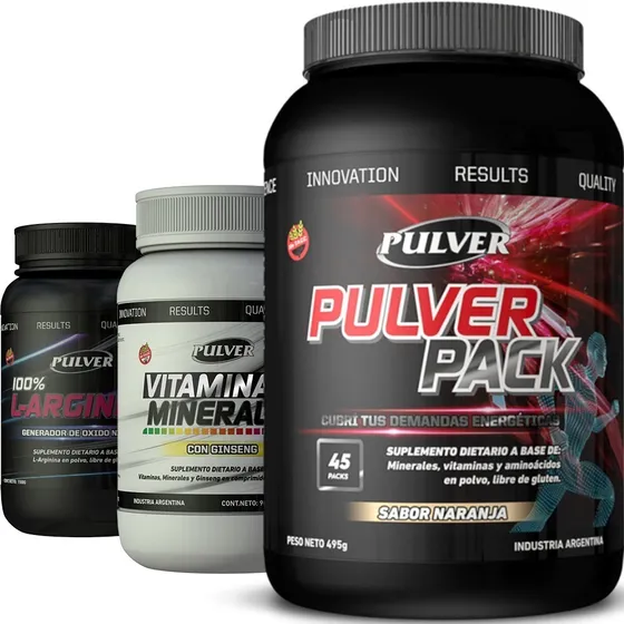 Combo Anabol 3 Pulver Packs Aumenta Testo Fuerza Musculatura