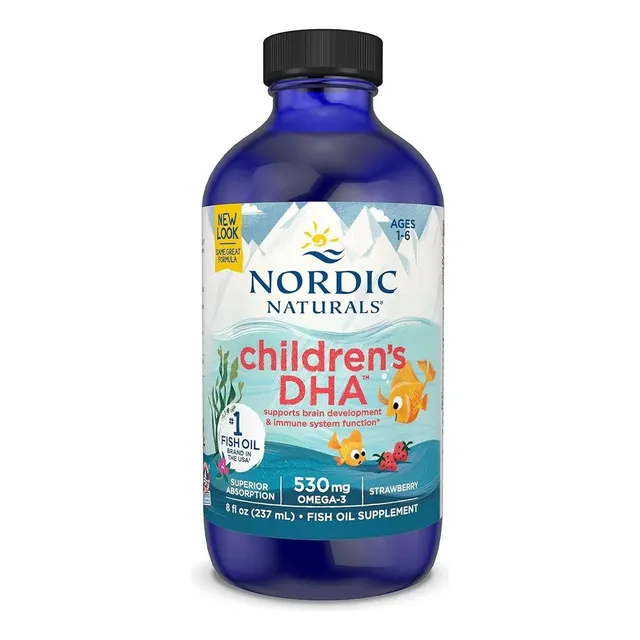 Omega 3 Dha Para Niños 530mg 237ml Super Absorción