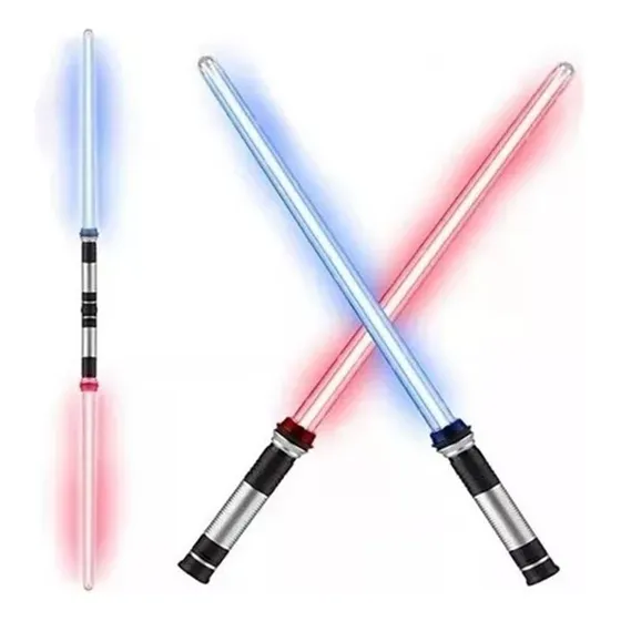 Juguetes Star Wars Espada Láser Retráctil Jedi Con Luz Rgb