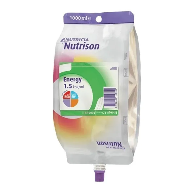Nutricia Bagó Nutrison Energy 1.5kcal Caja De 8 Unidades X 1000ml Sin sabor
