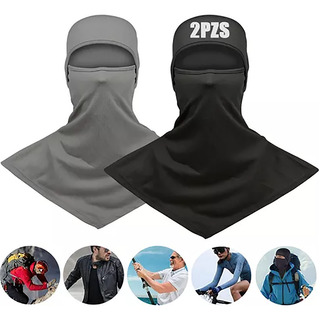 2pzs Pasamontañas Balaclava Grande Máxima Protección Sol 4x4 2pzs Pasamontañas Balaclava Grande Máxima Protección Sol 4x4