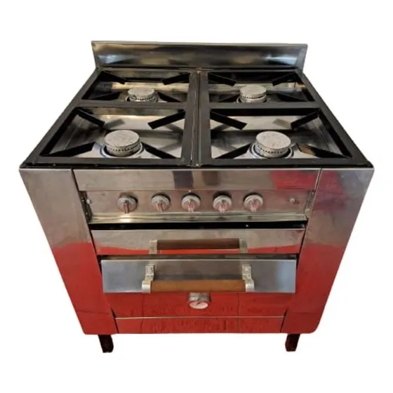 Cocina Industrial De 4 Hornallas Y Horno 