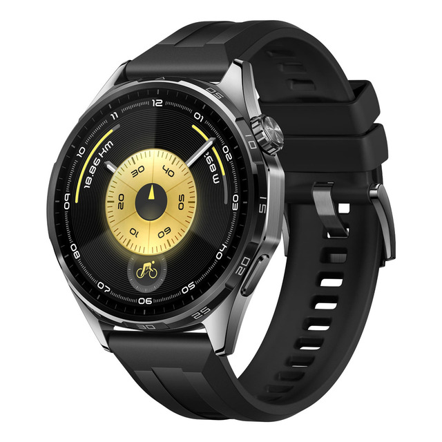 Smartwatch Huawei Watch Gt 6 46mm Potenciômetro De Ciclismo No Pulso Bateria Com Autonomia...