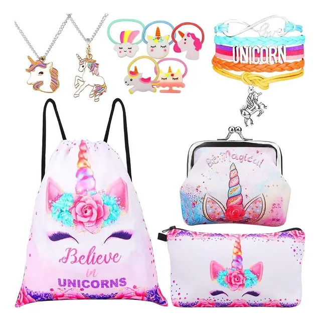 Regalo Unicornio Para Niña 11 Pieza Combinacion Cumpleaño
