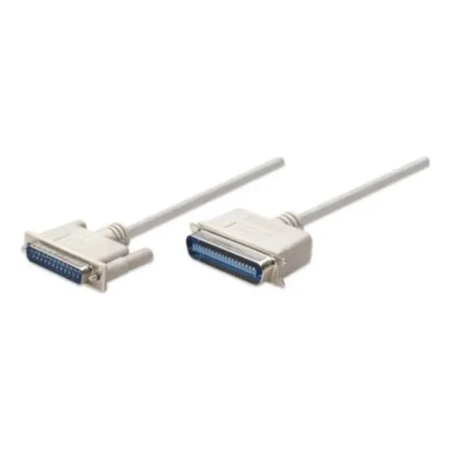 Cable Impresora Db25 Macho - Paralelo Macho 1.8mts Manhattan