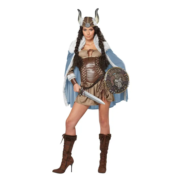Disfraz De Zorra Vikinga Para Mujer Pequeño
