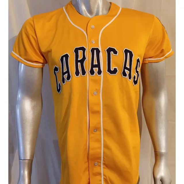 Camisa Amarillo, Talla M, Leones Del Caracas