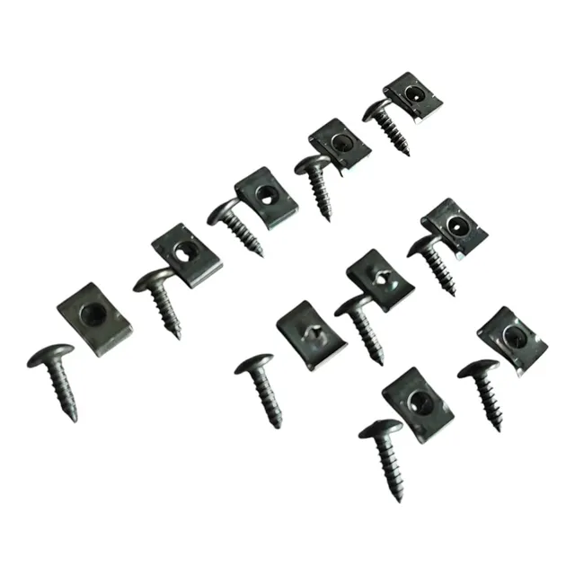 Set 2 Grapas Con Tornillo Carrocería Scooter