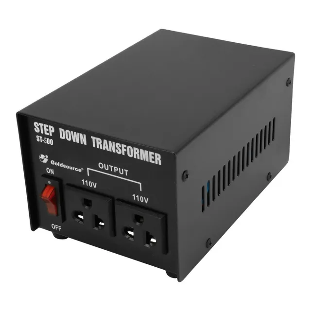 Transformador 220v A 110v 500w 2 Enchufes Goldsource St