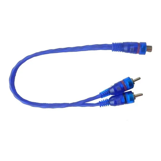 Cable Rca Tipo Y Audio 2 Machos 1 Hembra Largo 30cm