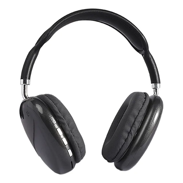 Auriculares Inalámbricos Gadnic Con Bluetooth Micrófono Color Negro Vincha Con Cancelación De Ruido