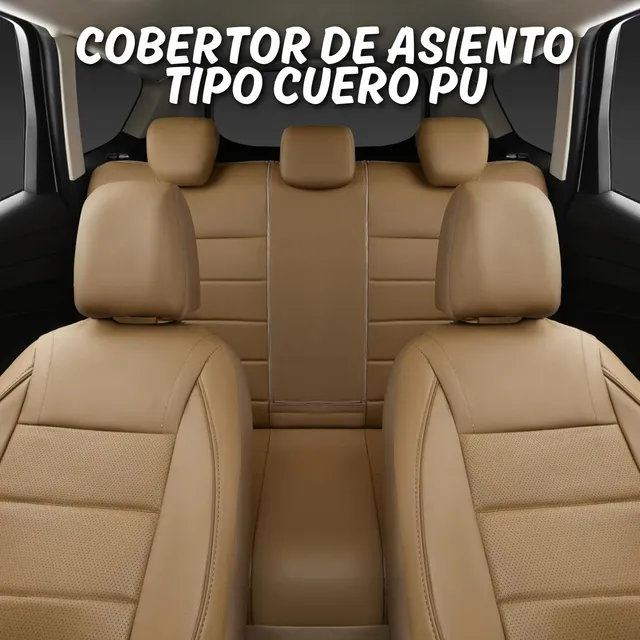 Cubre Asientos Para Automóvil Imitación Cuero