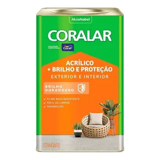 Tinta AcrĂlica Parede Semi Brilho Coral 16l - Cores Tinta AcrĂlica Parede Semi Brilho Coral 16l - Cores