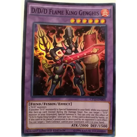 D/d/d Flame King Genghis - Super Rare    Ct13