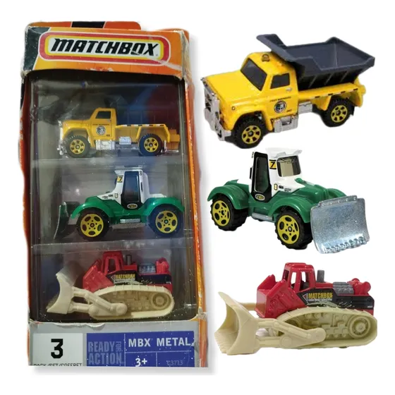 Juguete Kit De 3 Carritos Matchbox
