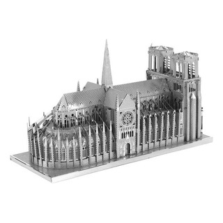 Rompecabezas Metálico 3d Notre Castillo Dame París Modelismo Rompecabezas Metálico 3d Notre Castillo Dame París Modelismo