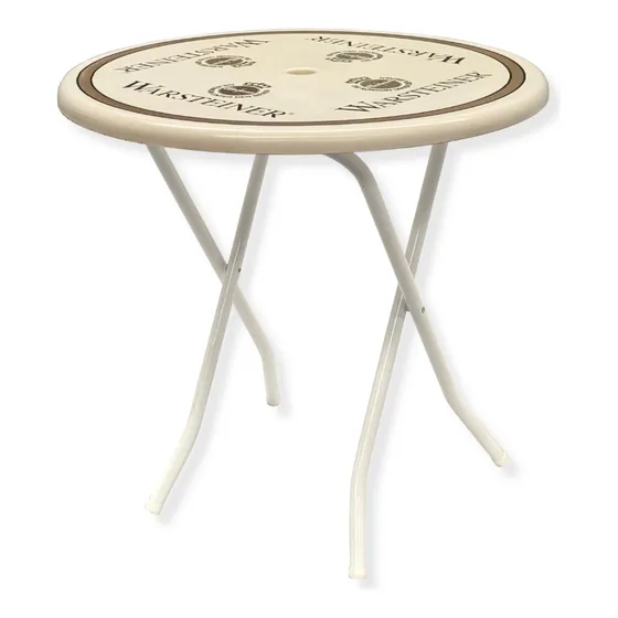 Mesa Redonda Fibra De Vidrio 75cm Warsteiner Exterior Bar
