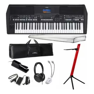 Teclado Yamaha Arranjador Psr Sx600 + Kit Teclado Yamaha Arranjador Psr Sx600 + Kit