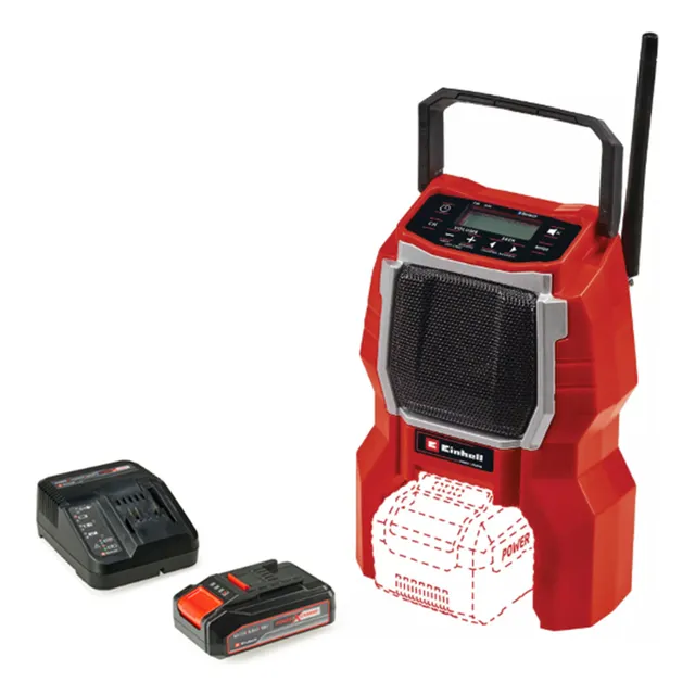 Radio Inalámbrica Tc-ra 18 Li Bt Con Bateria Einhell