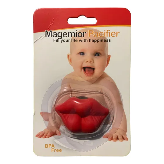 Chupón Para  Bebé Con Forma De Beso