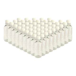 50 Pack Botella Frasco De Plástico 120 Ml Transpte C/tapa 50 Pack Botella Frasco De Plástico 120 Ml Transpte C/tapa