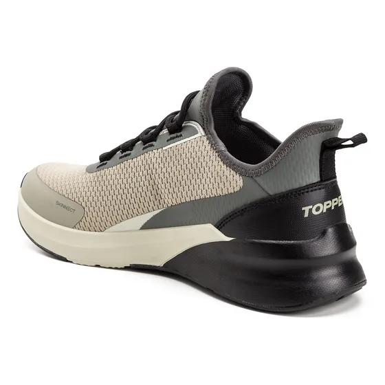 Zapatilla Topper Squat Ii Abbey Stone/negro