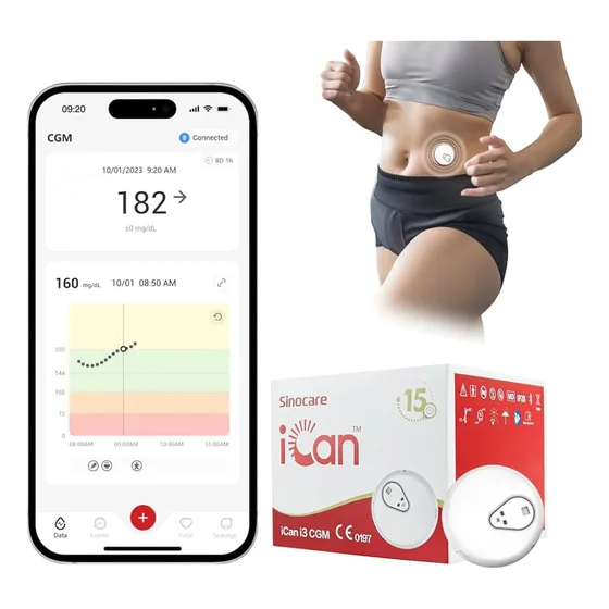 Sensor Continuo Glucosa Compatible Con Android Y iPhone
