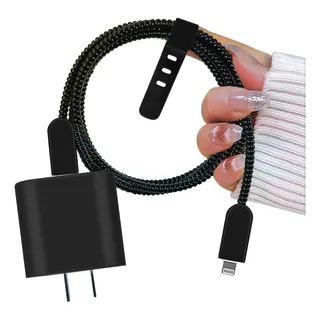 Kit Protector Cable Compatible Con Cargador 20 W Kit Protector Cable Compatible Con Cargador 20 W