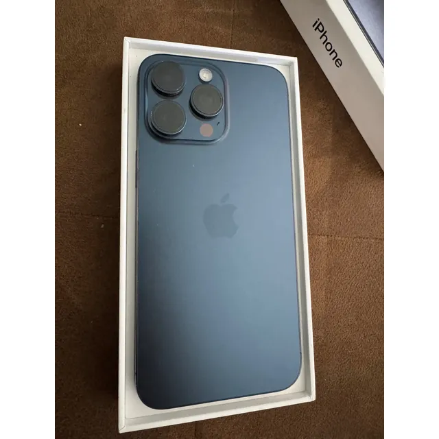 Iphone 15 Pro Max 97% De Pila (256 Gb) At&t. Perfecto Estado Azul