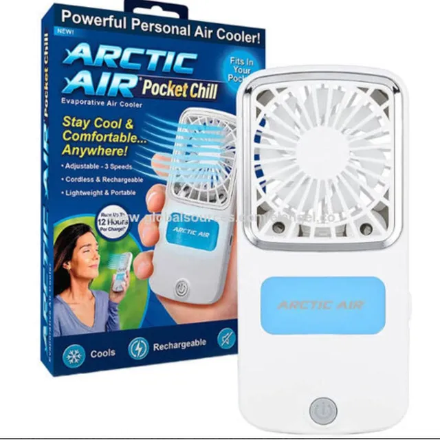 Ventilador Portátil Personal Poderoso Velocidad 3 Recargable