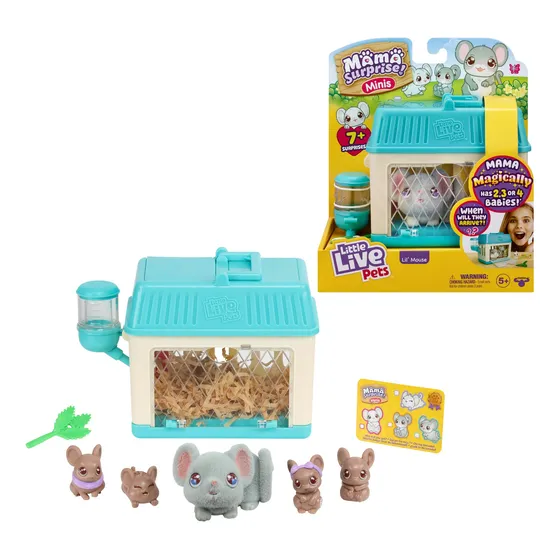 Little Live Pets - Mama Surprise Minis. Alimenta Y Nutre A U