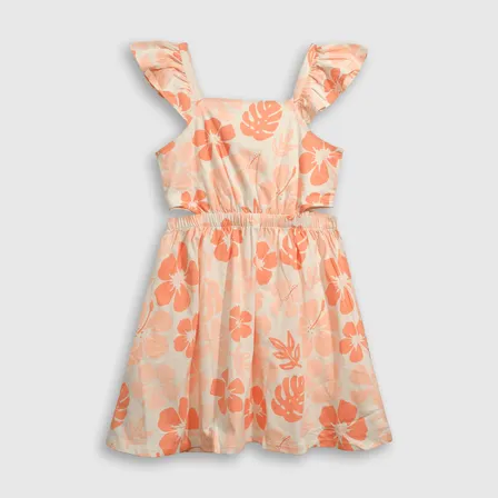 Vestido Niñas Naranja 54907 Colloky