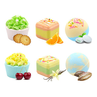 Conjunto De Presentes Bath Bombs: Cupcakes, Trufas E Refrige Conjunto De Presentes Bath Bombs: Cupcakes, Trufas E Refrige