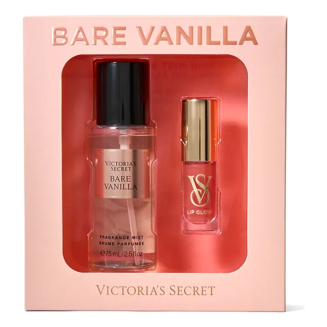 Set De Regalo Victoria's Secret Bare Vanilla Mist Y Brillo