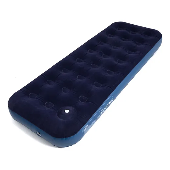 Colchão Inflável De Solteiro Multiuso Com Fole Ontrek Cor Azul