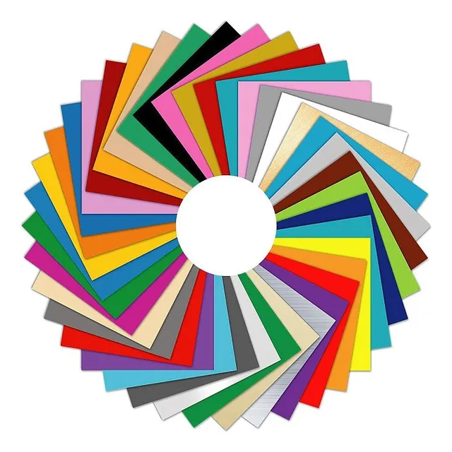 Vinil Adhesivo Pack Colores X30 Plotter Cricut/cameo Brother