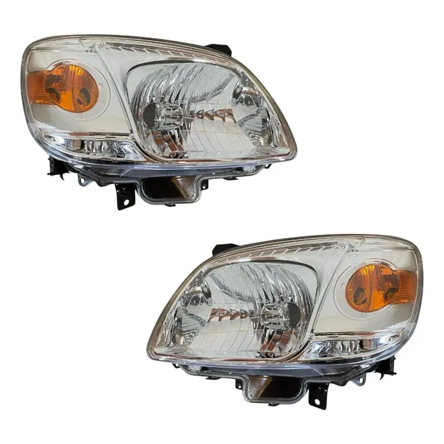 Par Faros Mazda Bt50 2008 A 2009 Cromados Depo