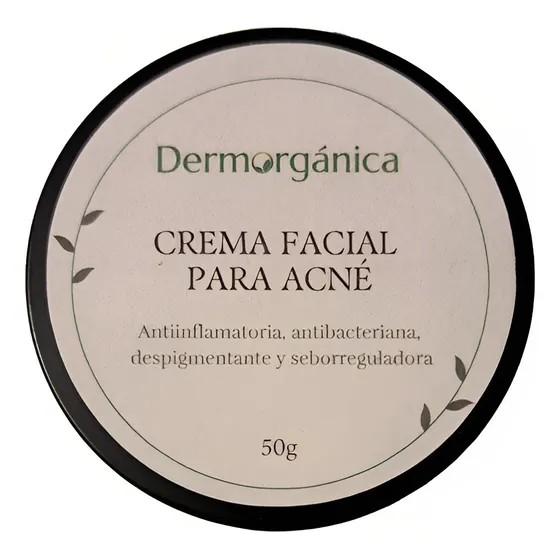 Crema Facial Para Acné 100% Natural Vegana