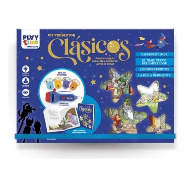 Libro Proyector Cuentos Clásicos  Cuentos  Diseños Play Time