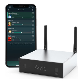 Amplificador Arylic Up2stream A50+ 50 W X 2 Estéreo Airplay Amplificador Arylic Up2stream A50+ 50 W X 2 Estéreo Airplay