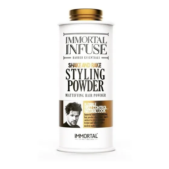 Polvo Texturizador Immortal Cera De Cabello Pote Blanco 20g