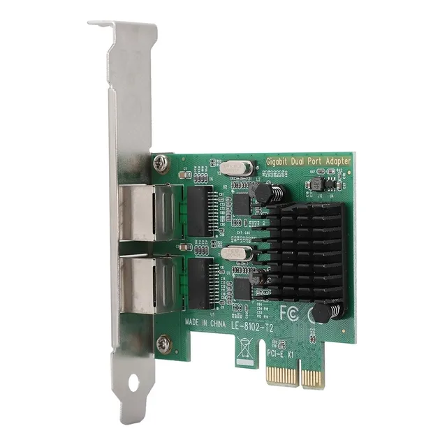 Tarjeta 10/100/1000mbps Rj-45* 2 Pci-ex1 Gigabit De Doble Pu