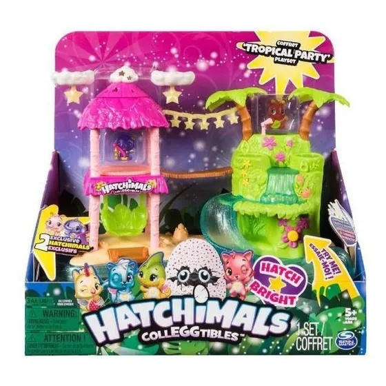 Playset Surpresa Hatchimals Colleggtibles Ilha Tropical